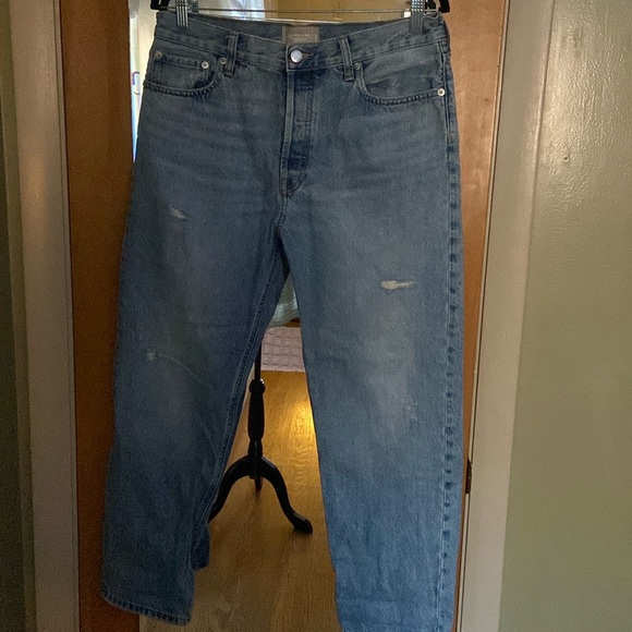 Everlane Denim - Everlane the Relaxed straight fit size 29 Regular distressed jeans buttonfly